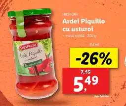 Lidl FRESHONA Ardei Piquillo cu usturoi Ofertă