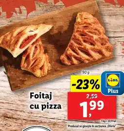 Lidl Foitaj cu pizza Ofertă