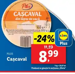 Lidl PILOS Caşcaval Ofertă