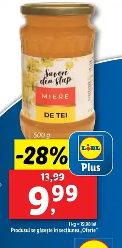 SAVORI DIN STUP Miere de tei