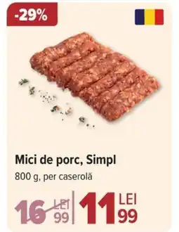 Carrefour Market Mici de porc, Simpl Ofertă