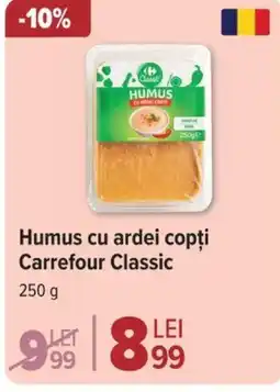Humus cu ardei copți Carrefour Classic
