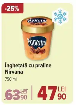 Carrefour Market Îngheţată cu praline Nirvana Ofertă