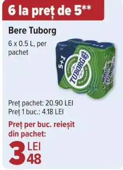 Carrefour Market Bere Tuborg Ofertă
