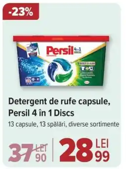 Carrefour Market Detergent de rufe capsule, Persil 4 în 1 Discs Ofertă