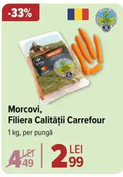 Carrefour Morcovi, Filiera Calității Carrefour Ofertă