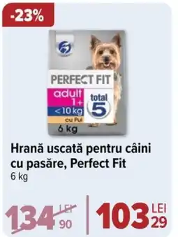Carrefour Hrană uscată pentru câini cu pasăre, Perfect Fit Ofertă
