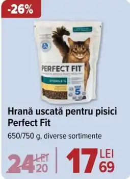 Carrefour Hrană uscată pentru pisici Perfect Fit Ofertă