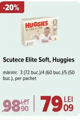Carrefour Scutece Elite Soft, Huggies Ofertă