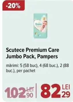 Carrefour Scutece Premium Care Jumbo Pack, Pampers Ofertă