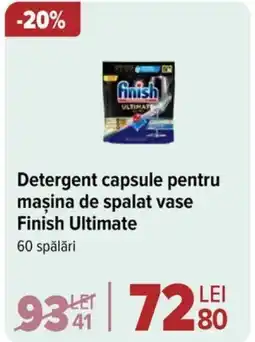 Detergent capsule pentru maşina de spalat vase Finish Ultimate