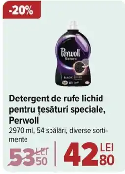 Carrefour Detergent de rufe lichid pentru ţesături speciale, Perwoll Ofertă
