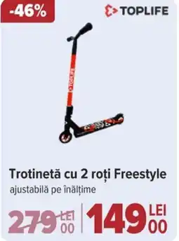 Carrefour Trotinetă cu 2 roți Freestyle Ofertă