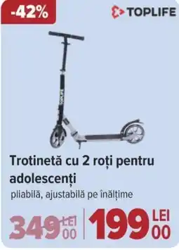 Carrefour Trotinetă cu 2 roți pentru adolescenți Ofertă