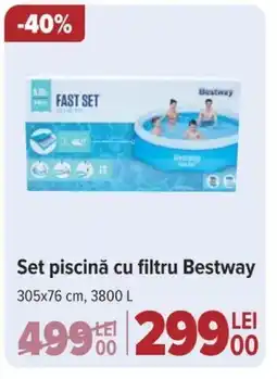 Carrefour Set piscină cu filtru Bestway Ofertă