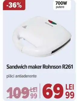 Carrefour Sandwich maker Rohnson R261 Ofertă