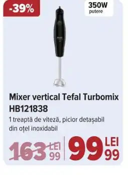 Carrefour Mixer vertical Tefal Turbomix HB121838 Ofertă