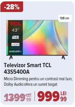 Carrefour Televizor Smart TCL 43S5400A Ofertă