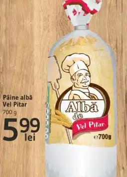 Supeco Pâine albă Vel Pitar Ofertă