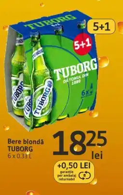 Supeco Bere blondǎ TUBORG Ofertă