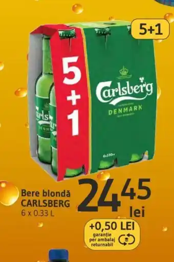 Supeco Bere blondǎ CARLSBERG Ofertă