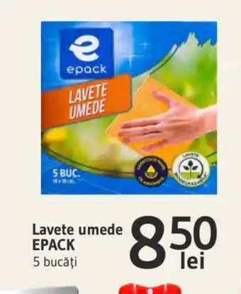 Supeco Lavete umede EPACK Ofertă