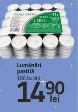 Supeco Lumânări pastilǎ Ofertă
