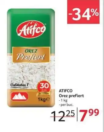 Selgros ATIFCO Orez prefiert Ofertă