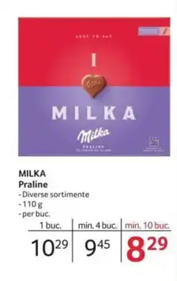 Selgros MILKA Praline Ofertă
