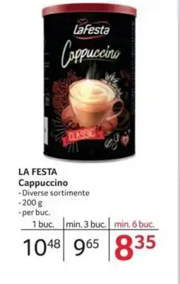 Selgros LA FESTA Cappuccino Ofertă