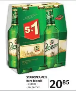 Selgros STAROPRAMEN Bere blondă Ofertă