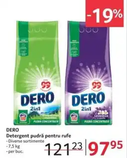 DERO Detergent pudră pentru rufe