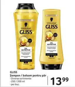 GLISS Șampon / balsam pentru păr