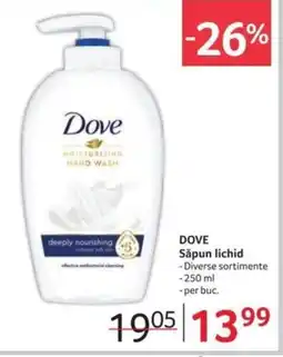 Selgros DOVE Săpun lichid Ofertă