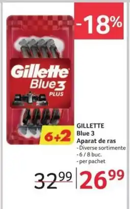 Selgros GILLETTE Blue 3 Aparat de ras Ofertă
