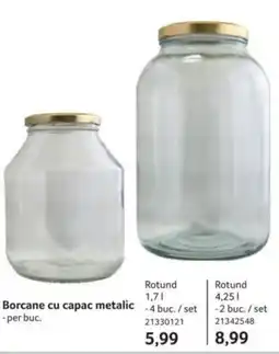 Selgros Borcane cu capac metalic Ofertă