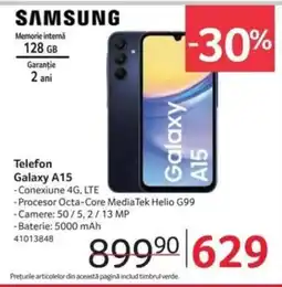 Selgros Telefon Galaxy A15 Ofertă