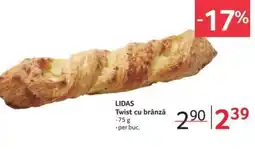 Selgros LIDAS Twist cu brânză Ofertă