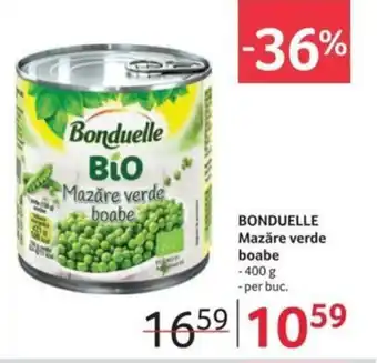 Selgros BONDUELLE Mazăre verde boabe Ofertă