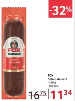 Selgros FOX Salam de vară Ofertă