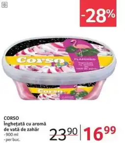 Selgros CORSO Îngheţată cu aromǎ de vată de zahăr Ofertă