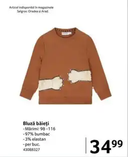 Selgros Bluzǎ băieți Ofertă