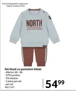 Selgros Set bluză cu pantaloni băieți Ofertă