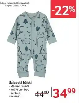 Selgros Salopetă băieți Ofertă