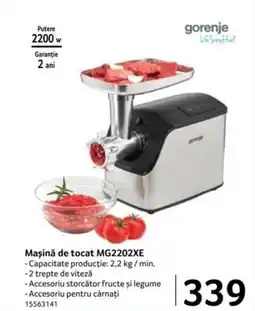 Selgros Maşină de tocat MG2202XE Ofertă