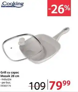 Selgros Grill cu capac Mozaik 28 cm Ofertă