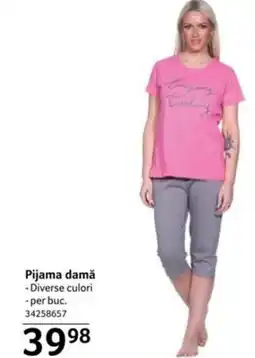 Selgros Pijama damǎ Ofertă