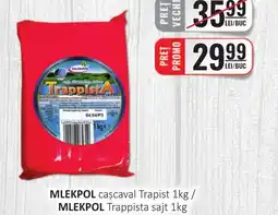 CBA MLEKPOL caşcaval Trapist 1kg Ofertă