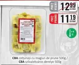 CBA CBA colțunaşi cu magiun de prune 500g Ofertă