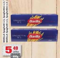 CBA BARILLA Spaghetti n.5, Spaghettini n.3 Ofertă